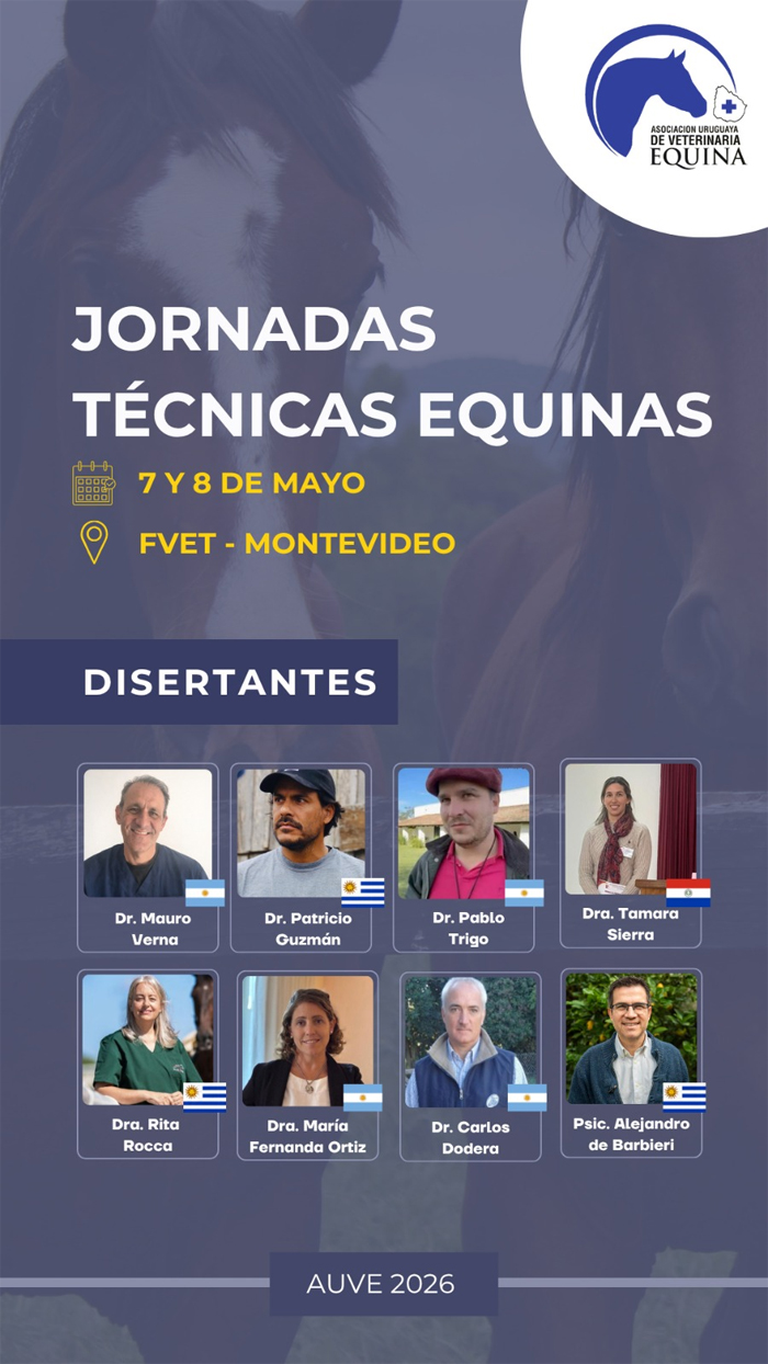 Se vienen las Jornadas Técnicas Equinas – AUVE 2026
