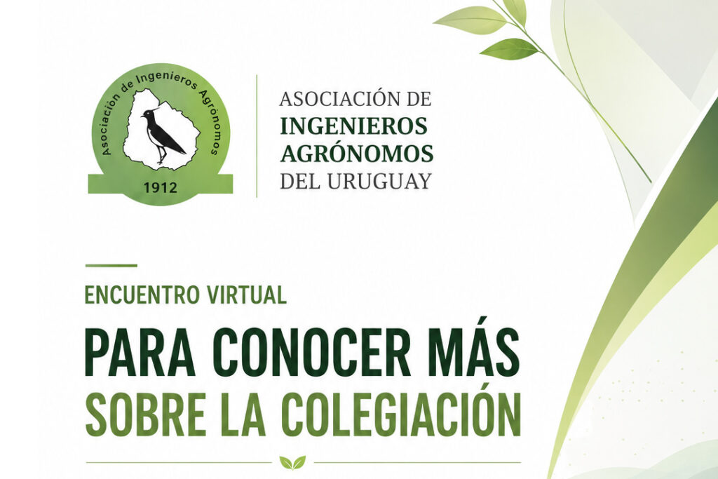 Participamos del encuentro "Para conocer más sobre la colegiación" de la Asociación de Ingenieros Agrónomos del uruguay