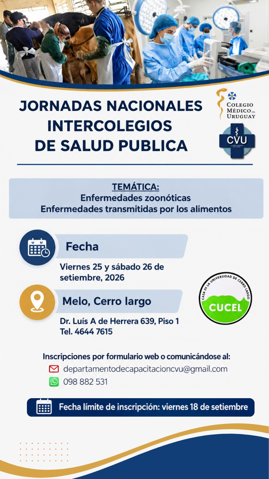 Ya están abiertas las inscripciones a las Jornadas Intercolegios de Salud Pública