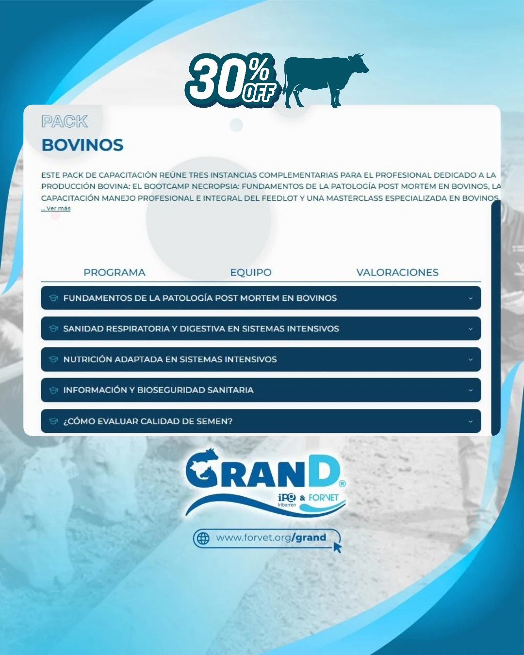 Promo de Forvet para colegiados del CVU
